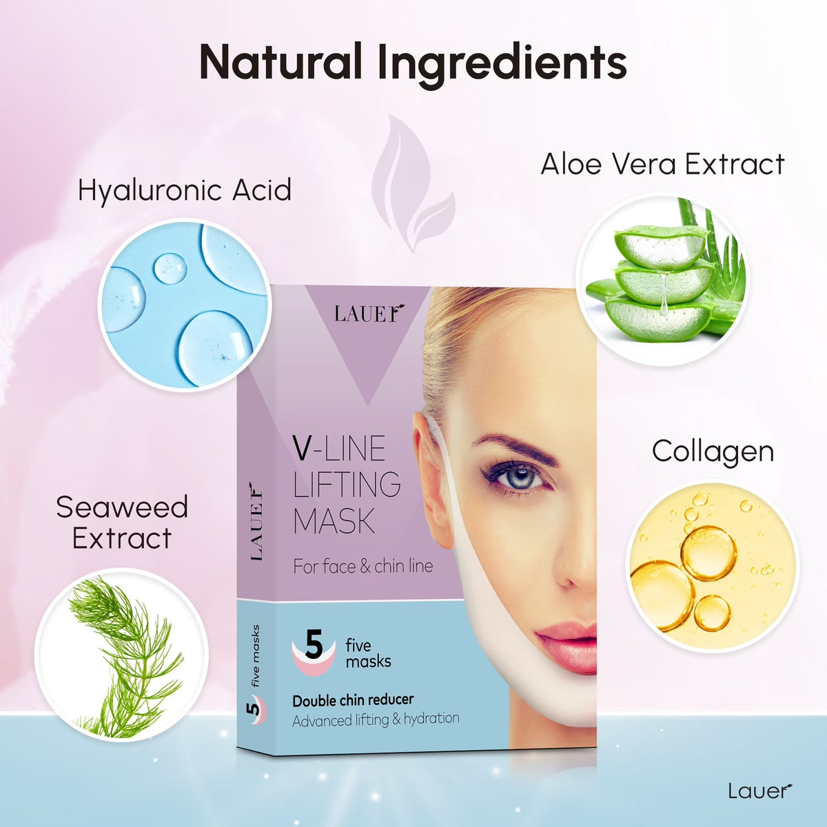 LAUER V-Shaped Lifting Face Mask